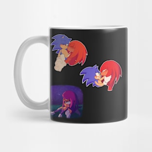 Blue and red - Sticker batch Mug